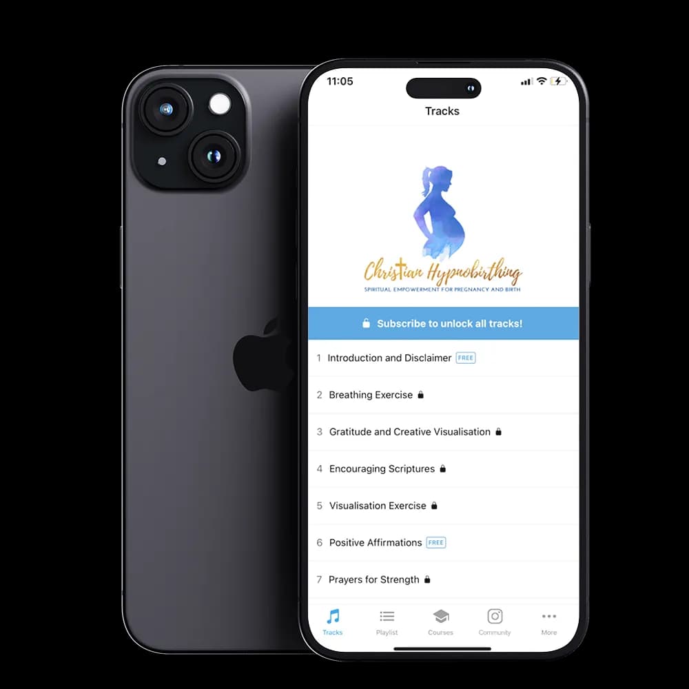 Christian hypnobirth Project Mockup 2