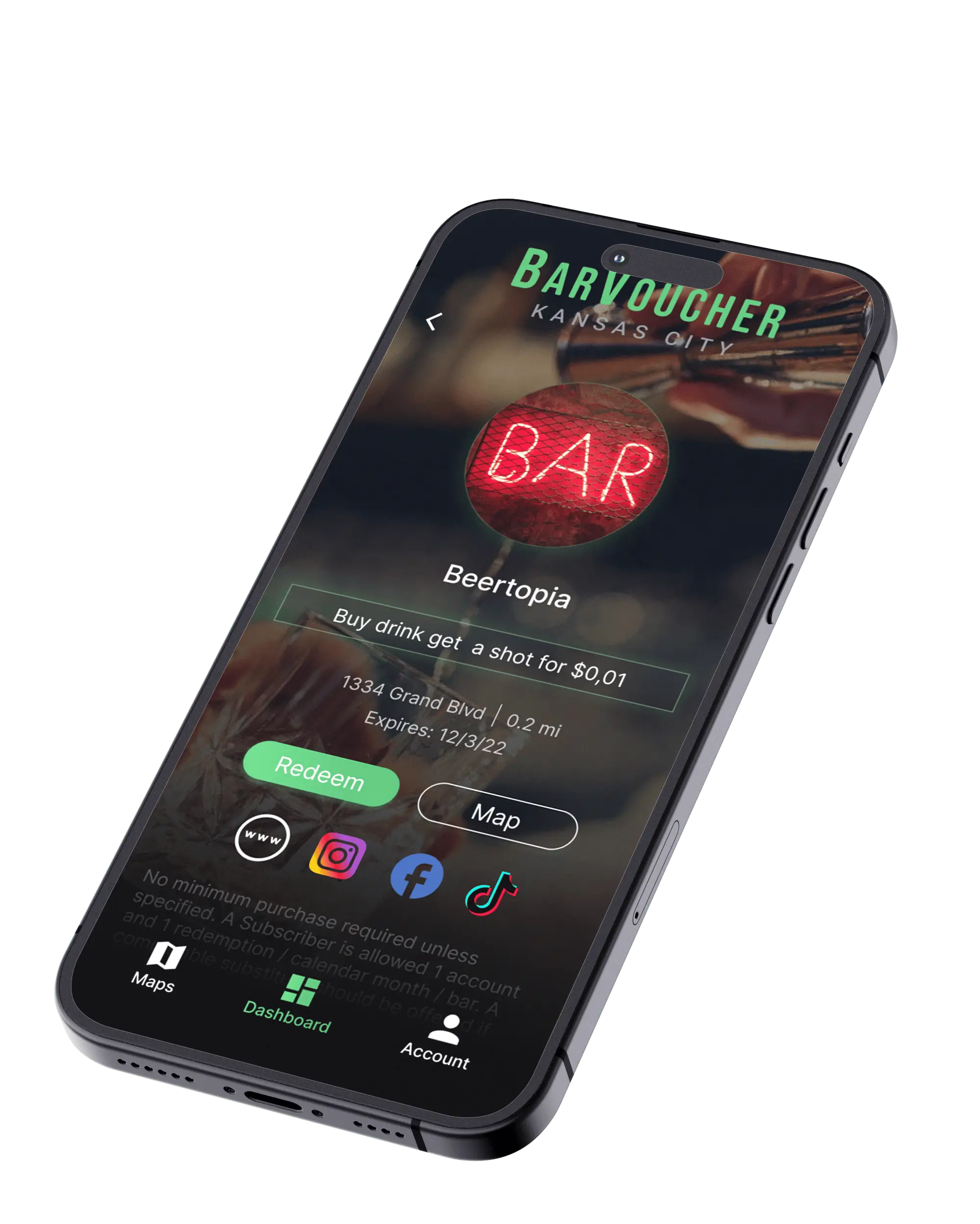 Barvoucher Project Mockup