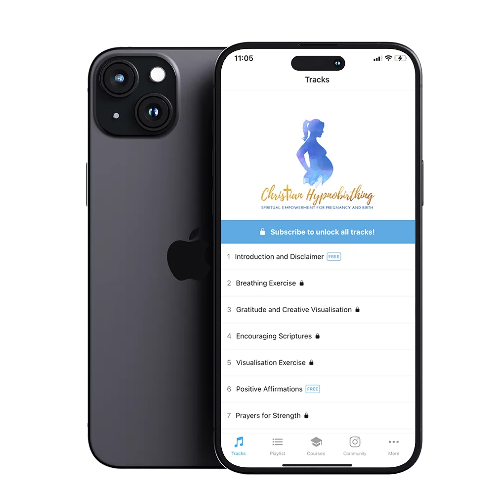 Christian hypnobirth Project Mockup 2